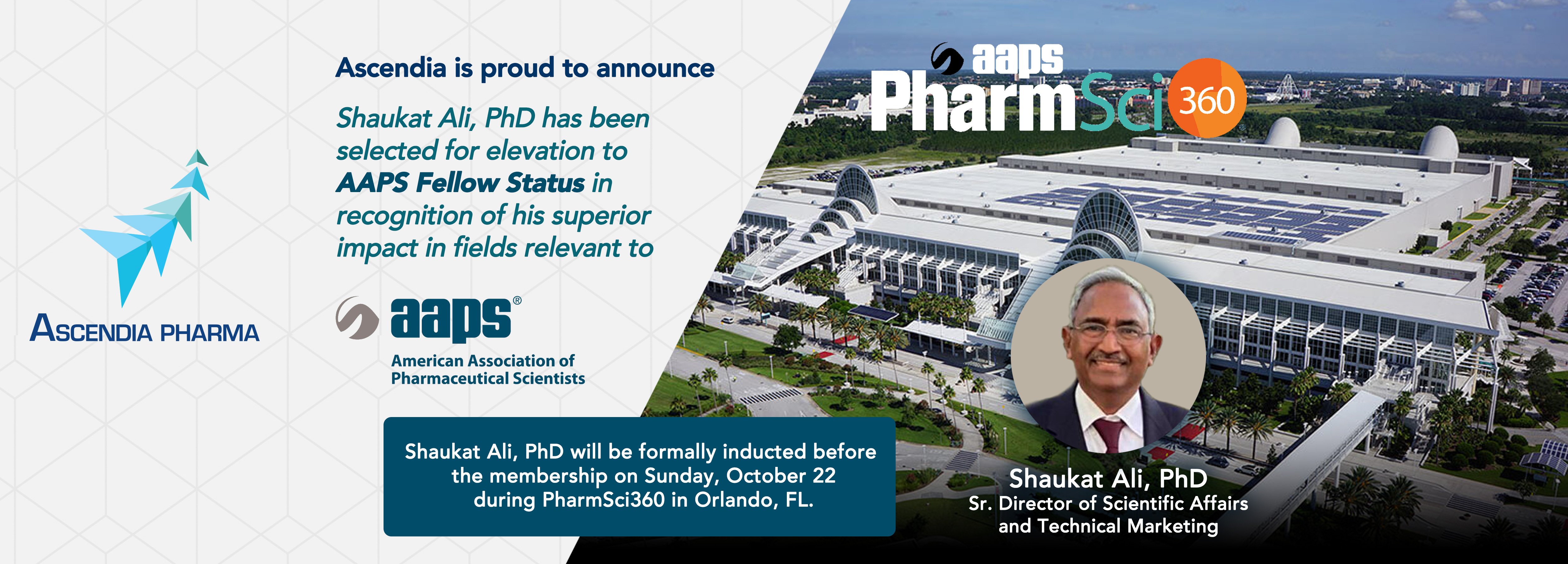 Ascendia Pharmaceuticals® Will be in Orlando, FL for PharmSci360 2023